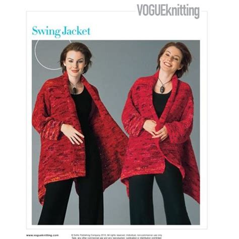 Swing Jacket Vogue Knitting Winter 2002 5 Vogue Knitting Swing Jacket Jackets