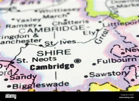 Cambridge England Map