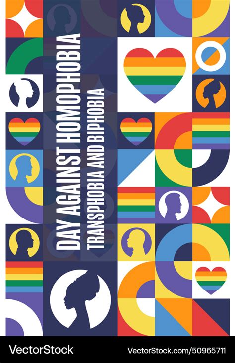 International Day Against Homophobia Transphobia Vector Image