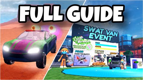 Jailbreak SWAT EVENT FULL GUIDE All Locations How To Get Graffiti