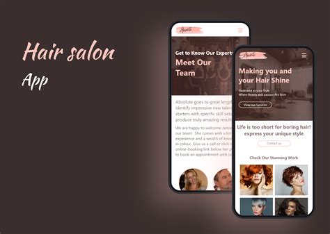 Hair Salon App On Behance