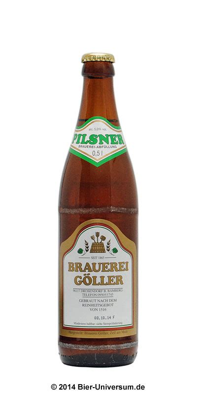 Brauerei G Ller Pilsner Bier Universum