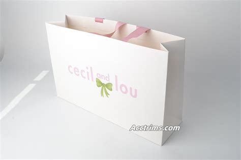 Wholesale custom printed paper carrier bags | Acctrims.com