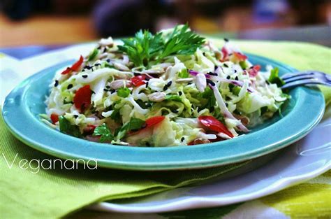 Salada De Repolho Gergelim E Sementes De Girassol Receita R Pida