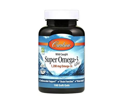 Купити Риб ячий жир Carlson Labs Super Omega 3 1200 мг в Києві FOODOK