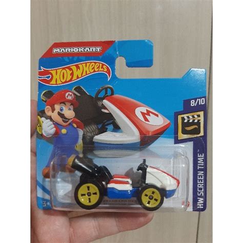 Hot Wheels Carrinho Mario Kart 1 64 Mattel Nintendo Shopee Brasil
