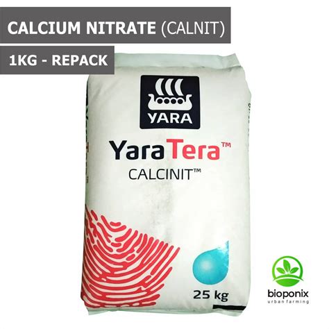 Pupuk Calcium Nitrate Calcinit Ca No Kalsium Nitrat Calnit Lazada