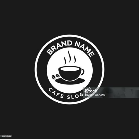 Vektor Desain Logo Kopi Ilustrasi Stok Unduh Gambar Sekarang Biji