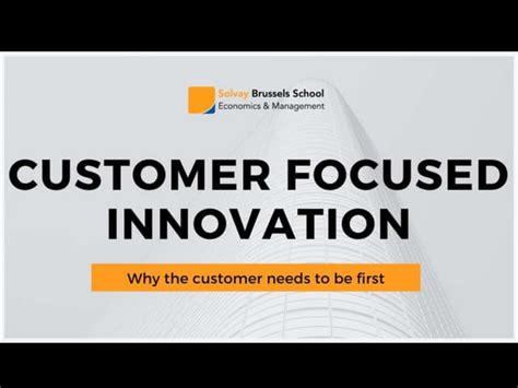 Innovation Management/ lecture 3: Customer Focused Innovation | PPT