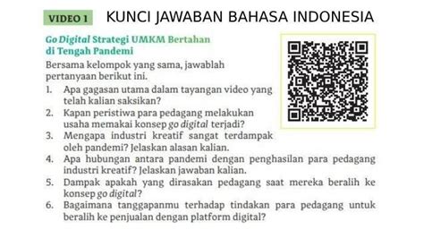 Kunci Jawaban Bahasa Indonesia Kelas 11 Halaman 42 Kurikulum Merdeka