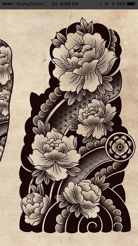 Discover more than 79 japanese flower tattoo outline latest - in.coedo ...