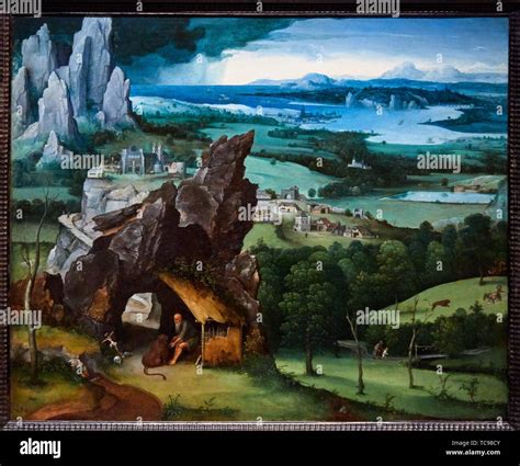 Paisaje con San Jerónimo 1516 1517 Joachim Patinir Museo del