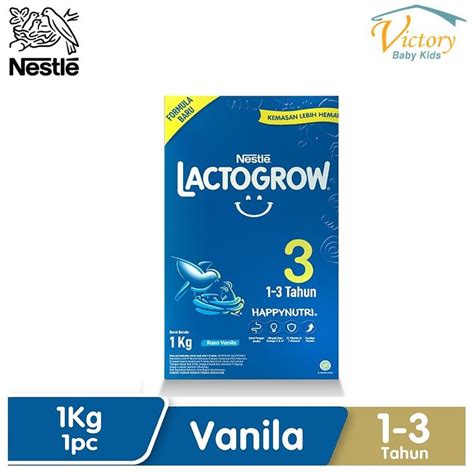 Jual Nestle Lactogrow 3 Susu Pertumbuhan Rasa Vanilla 1 3 Tahun Box 1