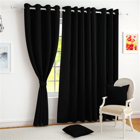 Buy Story Home Blackout Curtains Feet Long Set Of Room Darkening