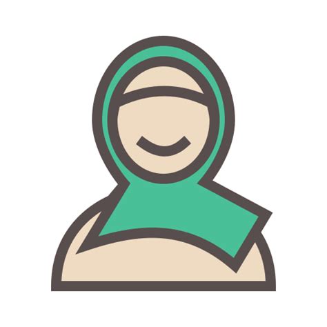 Hijab Generic Outline Color Icon