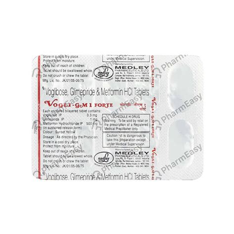 Vogli Gm Forte Tab Uses Side Effects Dosage Composition Price