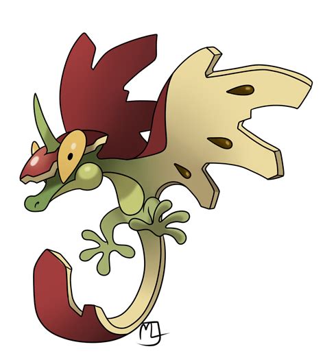 pokemon redesign flapple   noko  deviantart