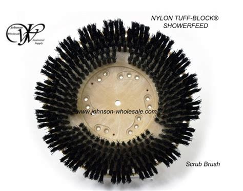 Malish 772917 Nylon Scrub Brush Showerfeed 17