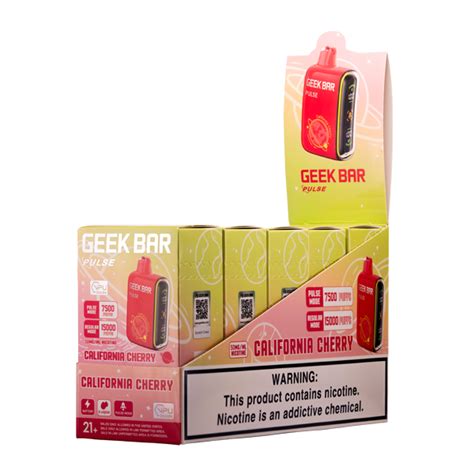 California Cherry Geek Bar Pulse Vape Mi One Brands