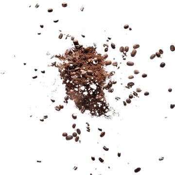 Topview Coffee Bean Explosi, Coffee, Cafe, Beans PNG Transparent Image ...