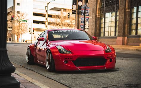 Nissan 350z Car Modified Red HD Wallpaper Peakpx 41 OFF