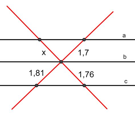 Exercícios sobre Teorema de Tales Lista de questões resolvidas