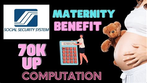 Updated 70K And UP SSS MATERNITY BENEFIT 2023 How To Compute