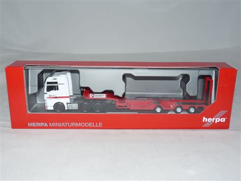 Herpa Man Tgx Xxl Allrounder Tieflade Sattelzug