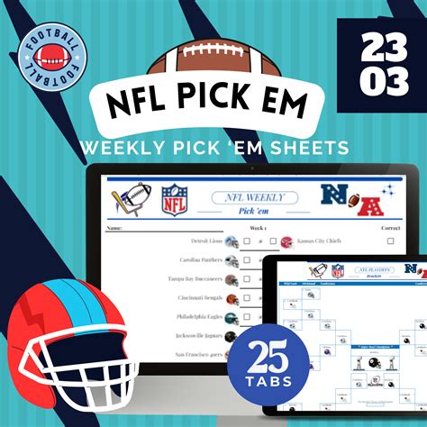 Football Weekly Pick Em Pool With Points Printable Sheet Pro Football Bet Tracker Spreadsheet