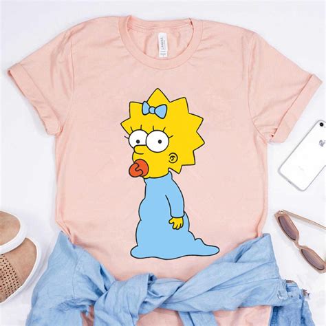 The Simpsons Shirt Maggie Simpson T Shirt Etsy