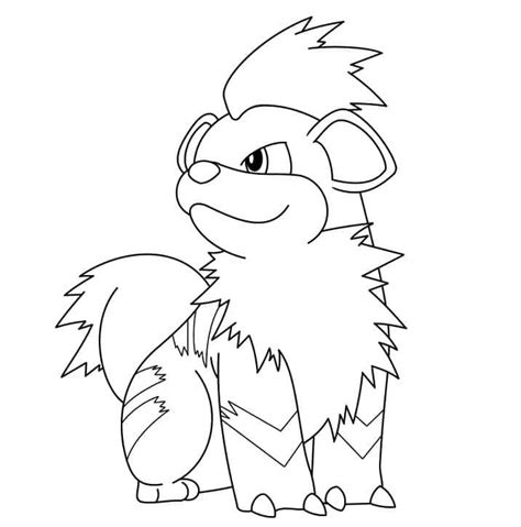 Pokemon Growlithe Coloring Pages at sasoutingblog Blog