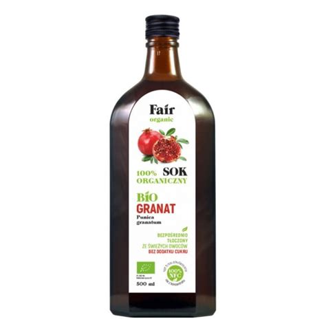 Fair Organic Sok Z Granatu Nfc Bio Ml Kultura Smaku