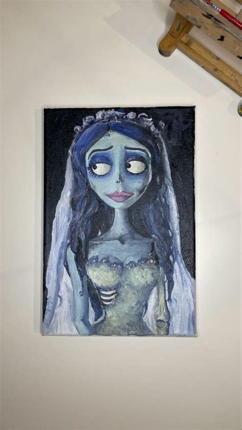 Труп невесты Эмили Corpse Bride Emily art artist oilpainting