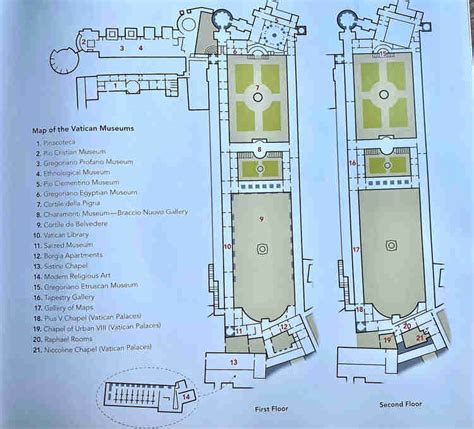 Vatican Museum Floor Plan - My Bios