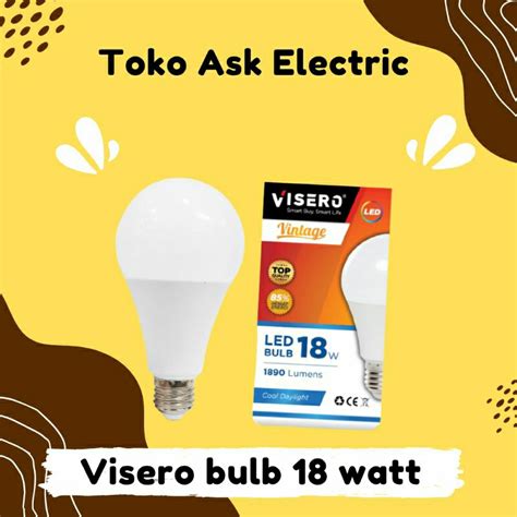 Jual Watt Lampu Led Visero Vintage Bulb Watt Sni Lampu Led