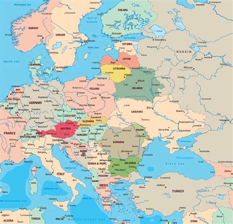 east-europe – World Map With Countries