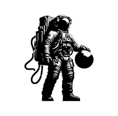 Premium Vector Vector Astronaut Vector Silhouette