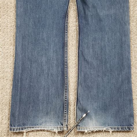 Levis Low Rise Baggy Jeans Y2k 32x32 Blue 527 Bootcut… Gem