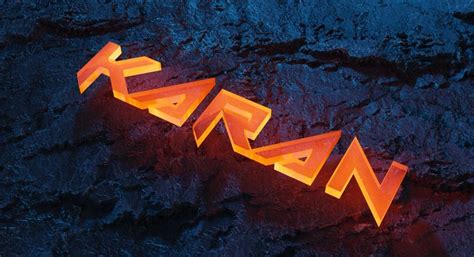 Karan Name Logo