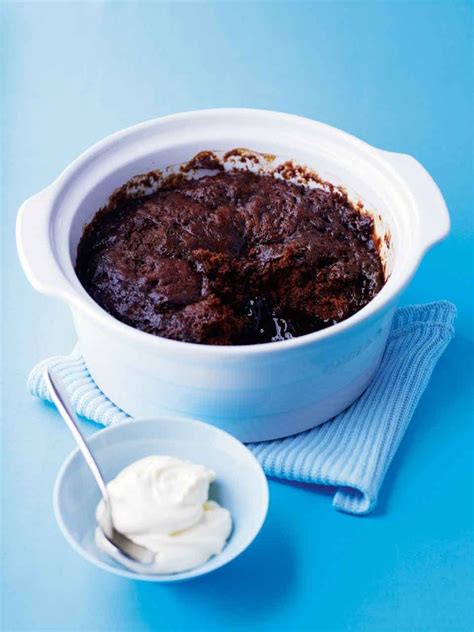 Self Saucing Chocolate Pudding Recipe Delicious Magazine