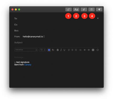 How To Draft Emails In Macos Help Canary Mail