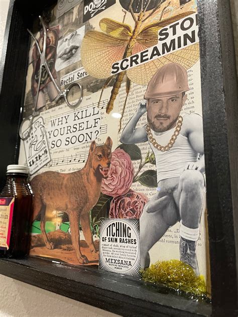 Vintage Gay Erotic Collage Art LGBT Male Queer Nude Pinup Etsy