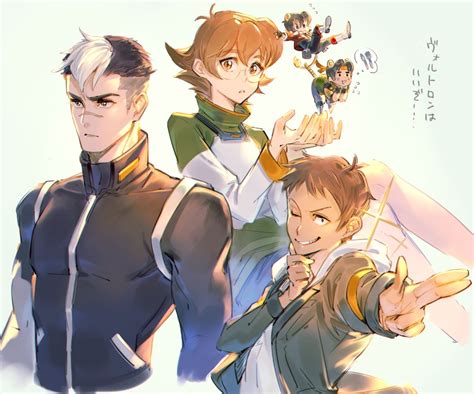 Takashi Shirogane Keith Pidge Gunderson Lance And Hunk Voltron And 1 More Drawn By Bomssp