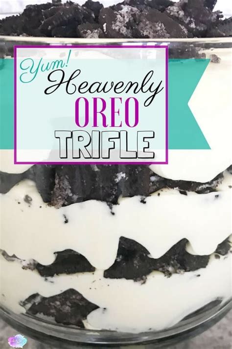 Heavenly Oreo Trifle Dessert Courtesy Of Lake Life State Of Mind Recipe Oreo Trifle Easy