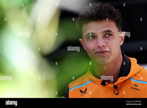 Melbourne Australia 21st Mar 2024 Lando Norris Gbr Mclaren