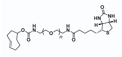 Tco Peg Biotin在水缓冲液中具有快速动力学，反式环辛烯peg生物素 哔哩哔哩