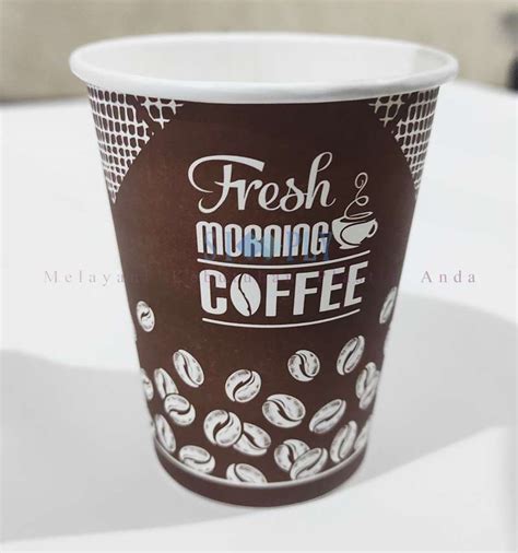 Jual Hot Paper Cup Gelas Kertas Ukuran 8oz 240ml Isi 50pcs Di Seller