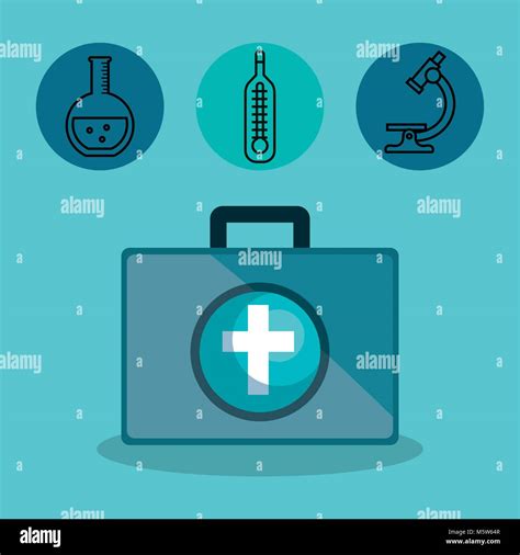 Medical Elements Set Icons Vector Illustration Design Stock Vector Image And Art Alamy