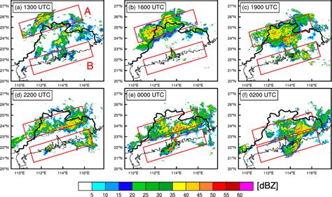 The Horizontal Distribution Of Composite Radar Reflectivity Unit Dbz