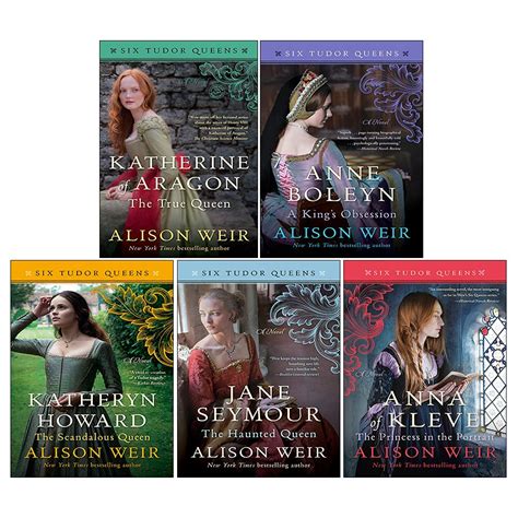 Buy Alison Weir Six Tudor Queens Collection Books Set Katherine Of